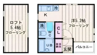 メゾンフェリーチェ【2階】の間取り