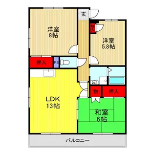 木村ビル【4階】の間取り