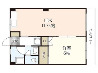 コーポ花本【2階】の間取り