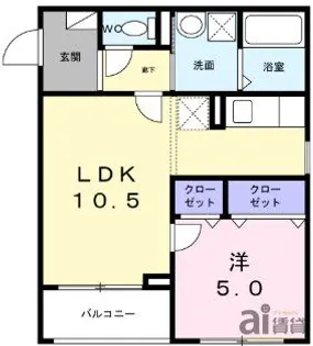 東京都練馬区大泉町2【マンション】の間取り