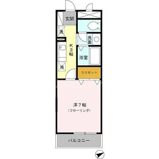 ズオン・ゼロ【3階】の間取り