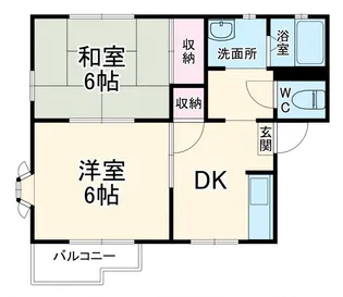 桜ハイツ【2階】の間取り