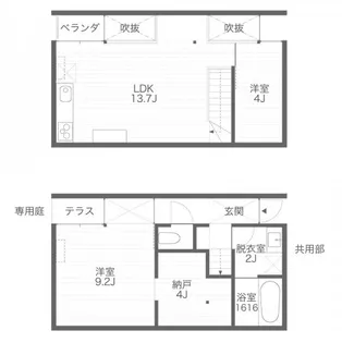 群馬県太田市高林東町【一戸建】の間取り