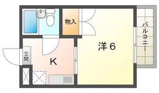 クレール白井【1階】の間取り