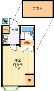 東京都世田谷区若林5【アパート】の間取り