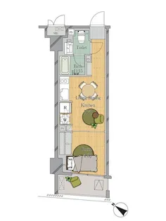 JP noie 横浜平沼【2階】の間取り