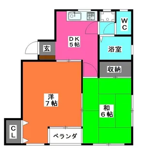 東京都北区赤羽3【マンション】の間取り