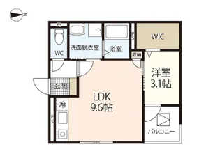 空とひだまりのラ・ルフレ【2階】の間取り