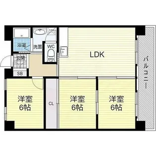 愛知県名古屋市名東区牧の原2【マンション】の間取り
