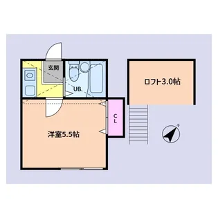 レオパレス金沢文庫第3【2階】の間取り
