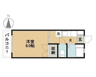 東京都新宿区高田馬場1【マンション】の間取り