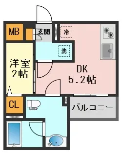 東京都葛飾区金町4【マンション】の間取り