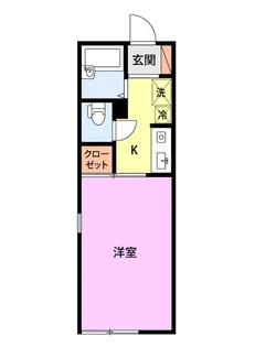 1Kの間取り画像