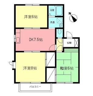 サミットハイムB【2階】の間取り
