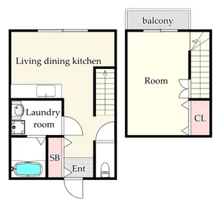 ビアンコ博多の森【2階】の間取り