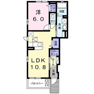 兵庫県小野市王子町【アパート】の間取り