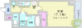 ONE HOUSE 上杉【5階】の間取り