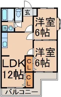 サンメモリー 羽村【3階】の間取り