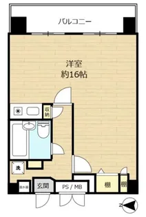 目白コンコルド【4階】の間取り