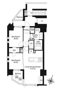ジオイド三番町【4階】の間取り