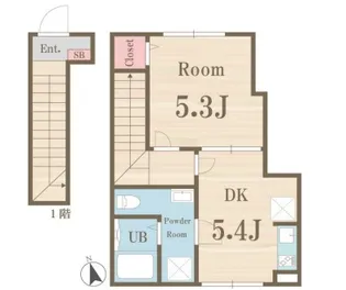 ベリエ池袋本町【2階】の間取り