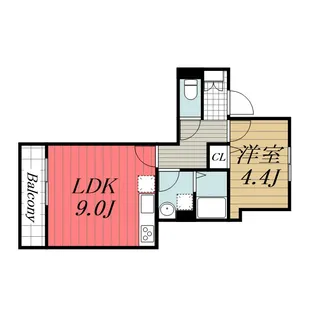 千葉県千葉市中央区祐光1【アパート】の間取り