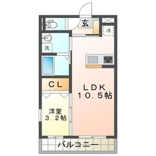 仮)津市久居野村町マンション【1階】の間取り