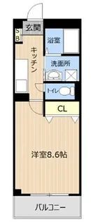 ポルコ・ローサ【3階】の間取り