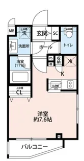 プレール・ドゥーク学芸大学II【3階】の間取り