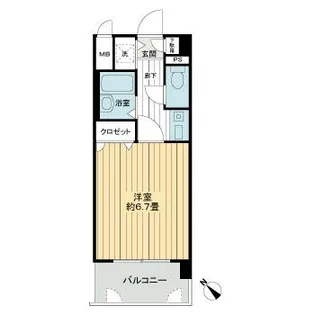 ライオンズマンション薬院第6【4階】の間取り