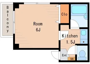 DANハイツ2【2階】の間取り