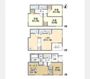 埼玉県さいたま市桜区田島4【一戸建】の間取り