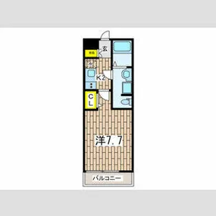 メゾンときわ井土ヶ谷【1階】の間取り