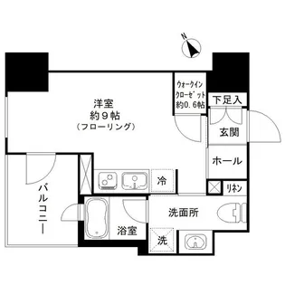 東京都港区海岸1【マンション】の間取り