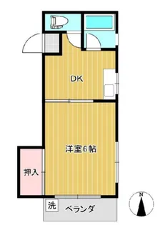 グリーン中野本町【2階】の間取り