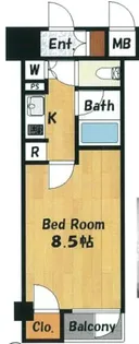 グラントゥルース東十条【1階】の間取り