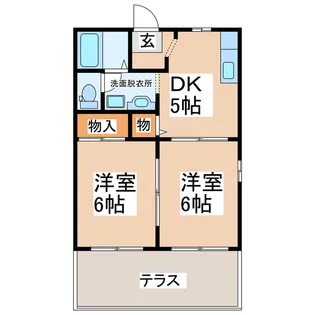 リバティ・21【1階】の間取り