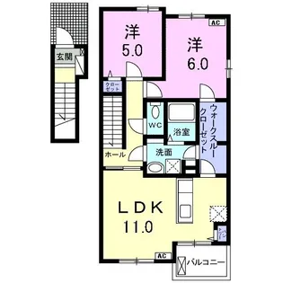 インテレクトII【2階】の間取り