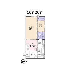 Vent Vert (ヴァン ヴェール)【2階】の間取り