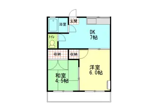 ひろみ荘【2階】の間取り