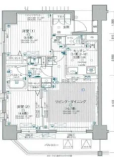 パレステージ神田【2階】の間取り