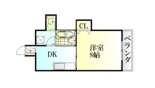 広島県広島市中区十日市町2【マンション】の間取り