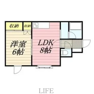 シャルスI【2階】の間取り