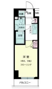 グランドガーラ芝公園【14階】の間取り