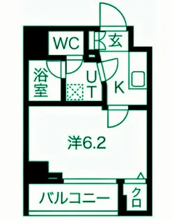 スカイコートプライム大井町【2階】の間取り