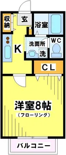 東京都調布市飛田給2【アパート】の間取り