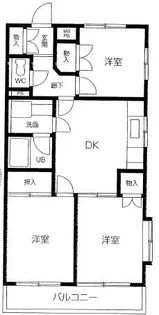 ビバリーハウスNo.5【1階】の間取り