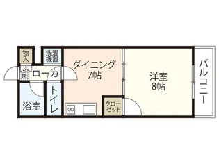 エスタシオン光町【4階】の間取り
