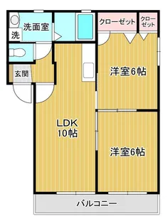 プランドール【1階】の間取り