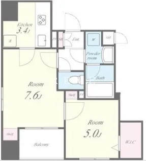 AVENIR東麻布【2階】の間取り